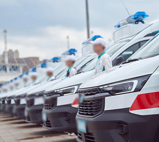 五大连池市服务车队展示